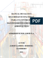 Manual de Salud y Seguridad Ocupacional para Un Centro de Mantenieminto Aeronautico