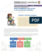 TUTORIA - (1°-2°) - EXP.7-ACT.1 Reconocemos La Importancia de La Tecnología en Nuestras Vidas