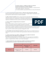 ADA 3. Preguntas de Educación Formal, No Formal e Informal