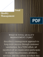 Evolution of Total Quality Management