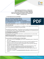 Guia de Actividades y Rúbrica de Evaluación - Unidad 1 - Etapa 1 - Observación