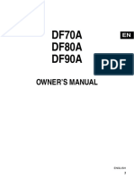 DF70A DF80A DF90A: Owner'S Manual