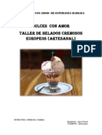 Taller Helados Cremoso Europeos Artesanal