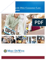 Complying With Ohio Consumer Law - A Guide For Businesses