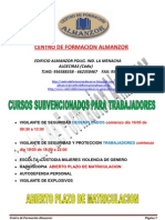 Cursos Centro de Formacion Almanzor