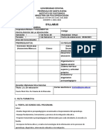 3.-Syllabus Programa Fundamentos Psicológicos de La Educación. Maestría Psicopedagogía