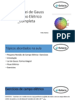 Aula 5 - Lei de Gauss Do Campo - AULA COMPLETA - 20SET2021