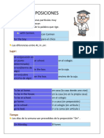 Las Preposiciones