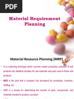 Material Requirement Planning