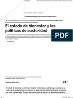 El Estado de Bienestar y Las Políticas de Austeridad - OpenMind