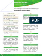 Sugestão de Cardápio - Programa Específico para Os Praticantes Da Limpeza Hepática - Impressão