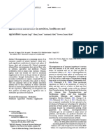 Microbial Metabolites in Nutrition, Healthcare and Agriculture