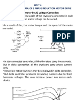 Unit 4 Stator Side Control of 3 Phase Induction Motor Drive