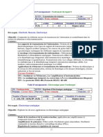 Fondamentale Licence EEA Tronc Commun S3: Electricité, Mesures, Electronique