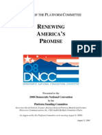 2008 Democratic Platform by Cmte 08 13 08