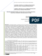 A Relação Teoria e Prática Na Formação Docente