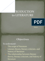 Introduction To Literature New