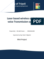 University of Tripoli: Laser Based Wireless Optical Voice Transmission System