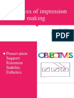 Objectives of Impression Making