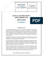 Manual de Porceso y Procedimientos de La