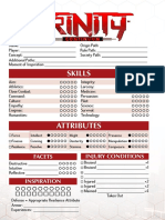 Trinity Continuum - Core - Character Sheet (2019)