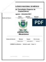 Nomenclatura, Clasificación y Arreglos Comunes de Los Mecanismos de Leva y Seguidor