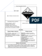 Hoja de Seguridad Del NaOH