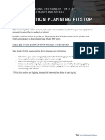 Action Planning Pitstop 3: Managing Emotions in T Imes of Uncertainty and Stress