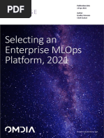 Selecting An Enterprise Mlops Platform, 2021: Publication Date