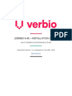 Verbio 9.40 - Installation Guide