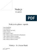 Nodejs at A Glance