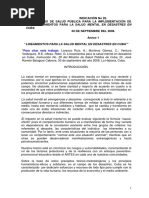 Lineamientos Salud Mental Desastres Cuba DR Alexis LR