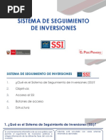 Capacitacion - 2021 - 03 - 22 Presentación de La Plataforma Restructurada Del Sistema de Seguimiento de Inversiones (SSI)