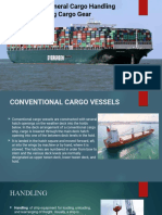 Conventional General Cargo Handling Including Cargo Gear