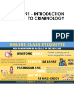 Psychological Theories of Criminology