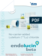 No-Carrier-Added Lutetium (Lu) Chloride: GMP Certified Registered