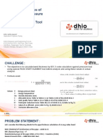 A Comparitive Study To Find Bend Thickness Calculation Using PASS START ELEMENT TOOL