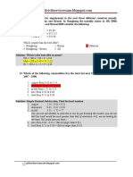 Answers To Items 21 To 40 of The Word Problems For The Part II of The Civil Service Professional Examination Reviewer