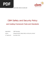 CBM Safety Security Policy Final