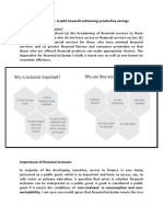 What Is Financial Inclusion?: 1.2 Financial Inclusion: A Path Towards Enhancing Productive Savings