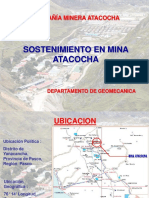 Sostenimiento en La Mina Atacocha 4-3-3