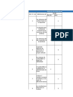 Hoja de Deficiencia de Control Interno