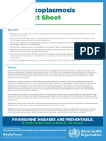 Factsheet Toxoplasmosis en