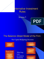 Session 5-Some Alternative Investment Rules