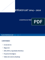 Plan Estratégico L&T 2014 - 2020: Logistica & Transporte Corona