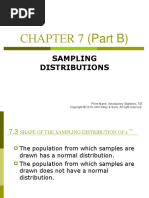 (Part B) : Sampling Distributions