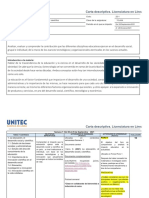 Carta Descriptiva Desarrollo Social y Científico