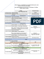 Incobifs Schedule 2021