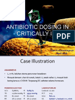 Dr. Dian Kusumaningrum - PRESENTASI JCCA-ANTIBIOTIC DOSING IN CRITICALLY ILL