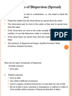 Measure of Dispersion